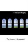 Firday Night - Book