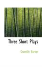Three Short Plays - Book