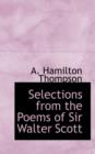 Selections from the Poems of Sir Walter Scott - Book
