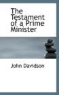 The Testament of a Prime Minister - Book