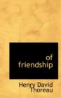 Of Friendship - Book