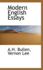 Modern English Essays - Book