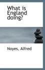 What Is England Doing - Book