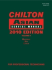 Chilton Asian Service Manual, 2010 Edition, Volume 2 : Hyundai, Kia, Lexus - Book