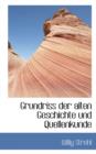 Grundriss Der Alten Geschichte Und Quellenkunde - Book