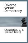 Divorce Versus Democracy - Book