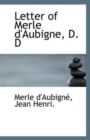 Letter of Merle D'Aubigne, D. D - Book