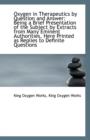 Oxygen in Therapeutics by Question and Answer : Being a Brief Presentation of the Subject by Extracts - Book