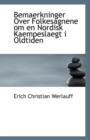 Bemaerkninger Over Folkesagnene Om En Nordisk Kaempeslaegt I Oldtiden - Book