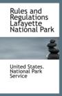 Rules and Regulations Lafayette National Park - Book