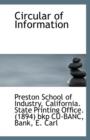 Circular of Information - Book