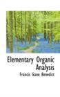 Elementary Organic Analysis - Book