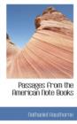 Passages from the American Note Books - Book