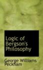 Logic of Bergson's Philosophy - Book