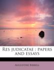 Res Judicatae : Papers and Essays - Book