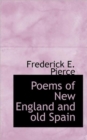 Poems of New England and Old Spain - Book