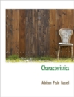 Characteristics - Book