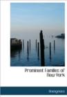 Prominent Families of New York - Book