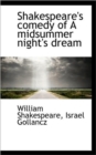 Shakespeare's Comedy of a Midsummer Night's Dream - Book