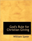 God's Rule for Christian Giving - Book