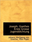 Joseph : Goethes Erste Grosse Jugenddichtung - Book
