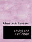 Essays and Criticisms - Book