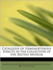 Catalogue of Hymenopterous Insects in the Collection of the British Museum - Book