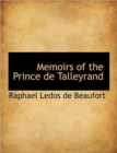 Memoirs of the Prince De Talleyrand - Book