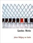 Goethes Werke - Book