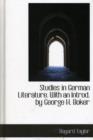 Studies in German Literature. with an Introd. by George H. Boker - Book