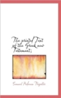 The Printed Text of the Greek New Testament; - Book