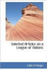 Selected Articles on a League of Nations - Book