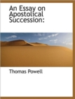 An Essay on Apostolical Succession - Book