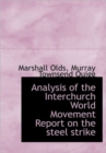 Analysis of the Interchurch World Movement Report on the Steel Strike - Book