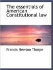 The Essentials of American Constitutional Law - Book