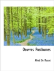 Oeuvres Posthumes - Book