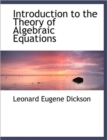 Introduction to the Theory of Algebraic Equations - Book
