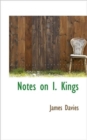 Notes on I. Kings - Book
