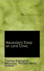 Macaulay's Essay on Lord Clive; - Book