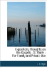 Expository Thoughts on the Gospels : St. Mark: For Family and Private Use - Book