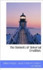 The Elements of Universal Erudition, - Book