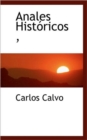 Anales Hist Ricos, - Book
