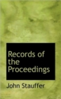 Records of the Proceedings - Book