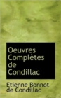 Oeuvres Completes de Condillac - Book