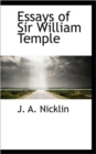 Essays of Sir William Temple - Book