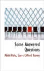 Some Answered Questions - Book