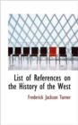 List of References on the History of the West - Book