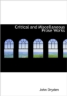 Critical and Miscellaneous Prose Works - Book