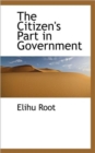 The Citizen's Part in Government - Book