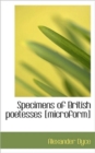 Specimens of British Poetesses [Microform] - Book